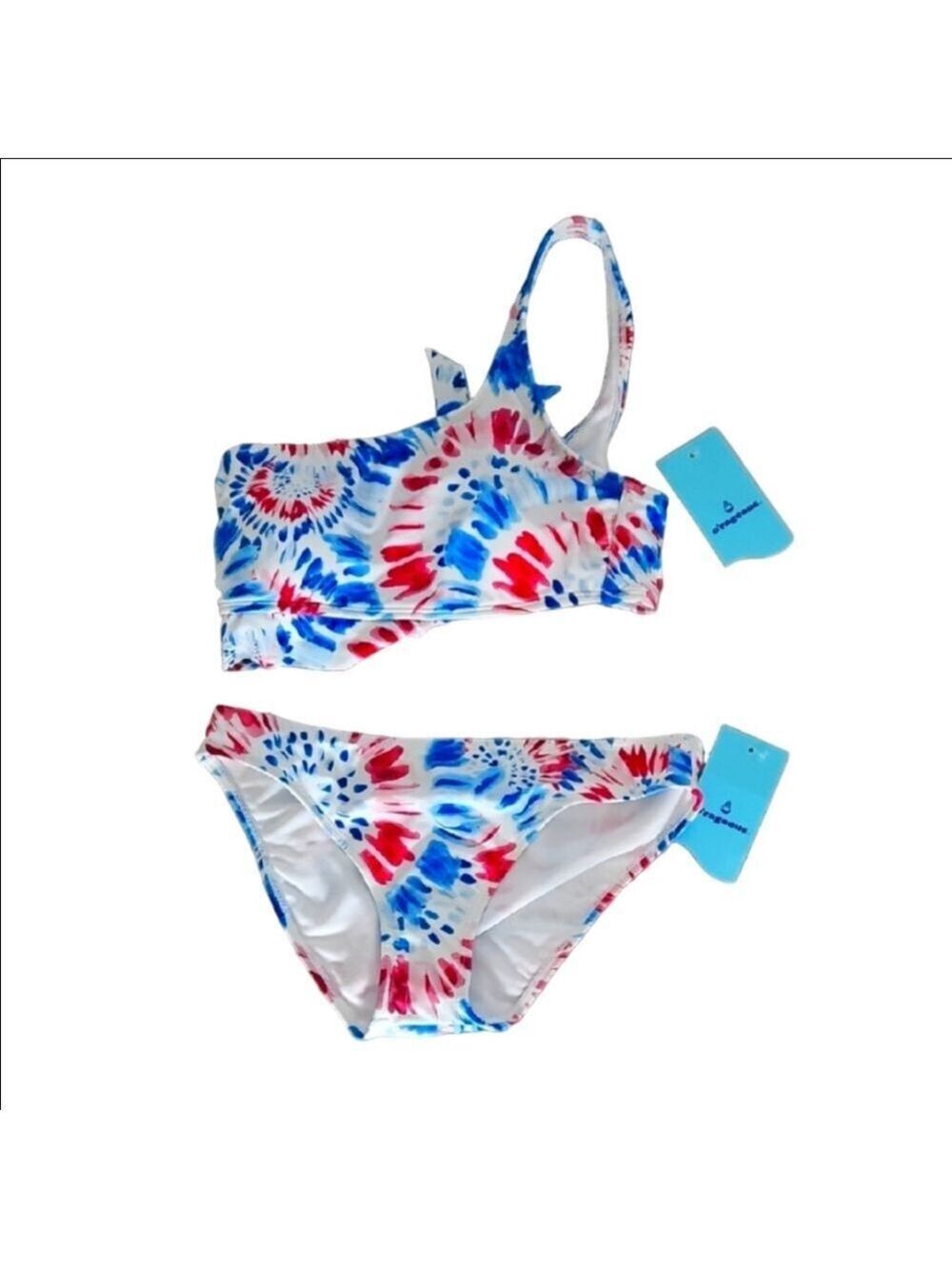 Womens Bikini Swimwear Set - Red, Blue, and White O'RAGEOUS NWT